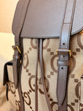 Gucci Monogram Jumbo GG canvas Backpack