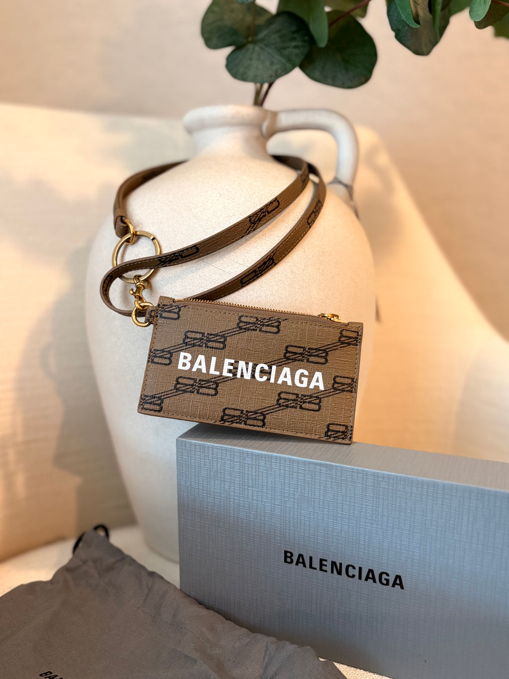 Balenciaga Lanyard Card Case