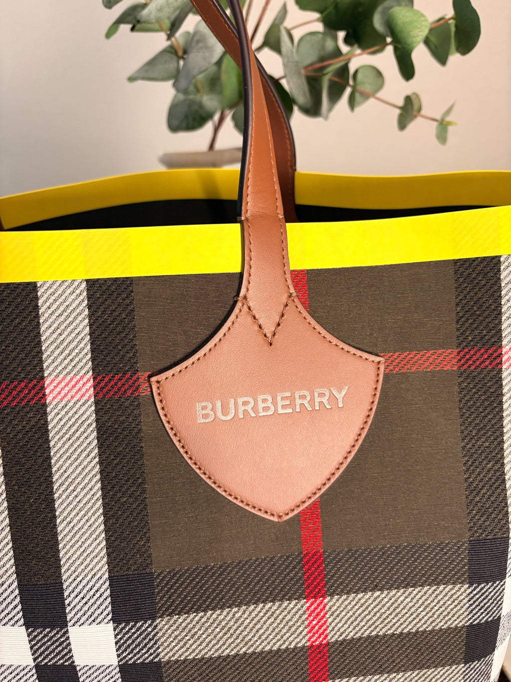 Burberry Check Tote