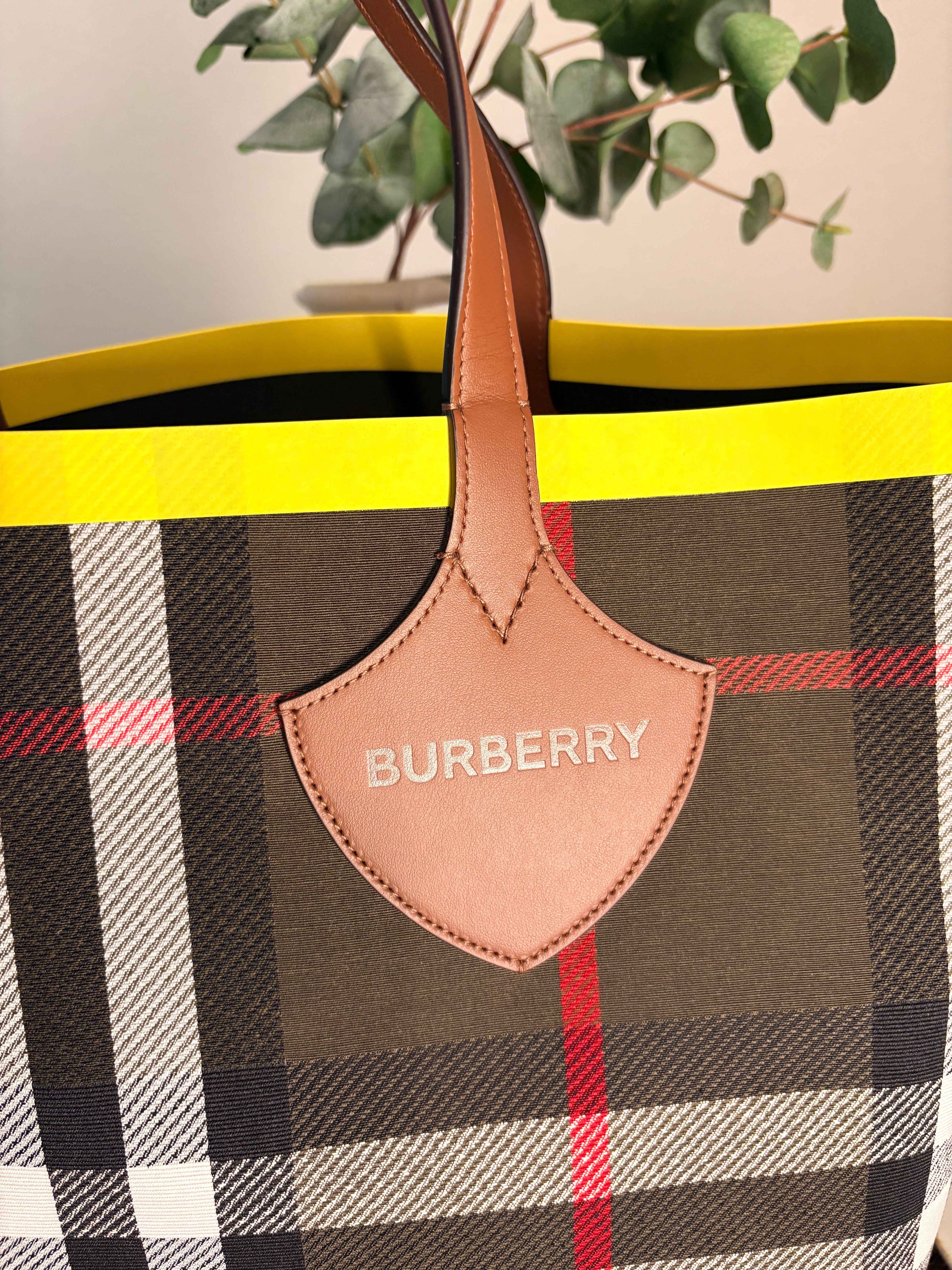 Burberry Check Tote