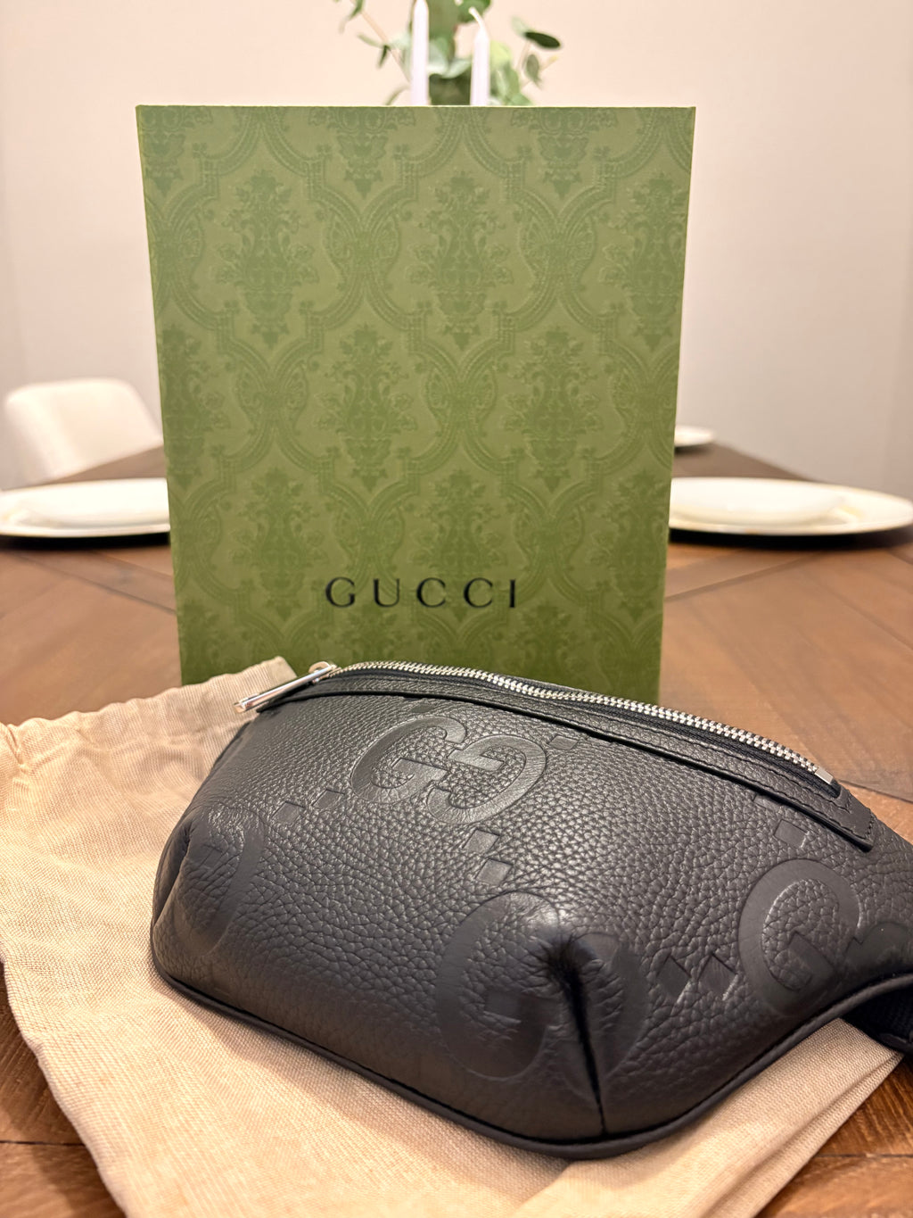 Gucci Jumbo GG bumbag