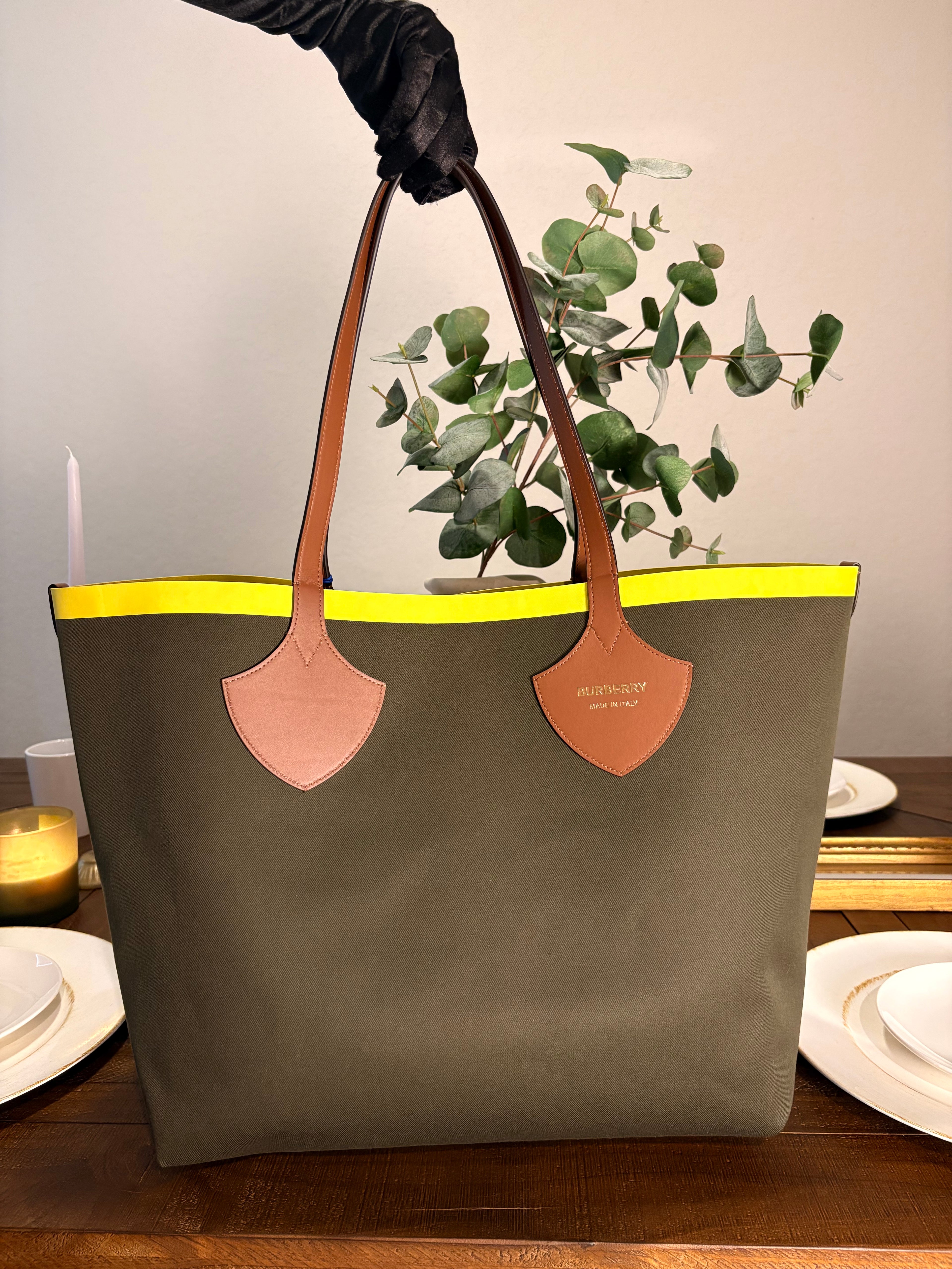 Burberry Check Tote