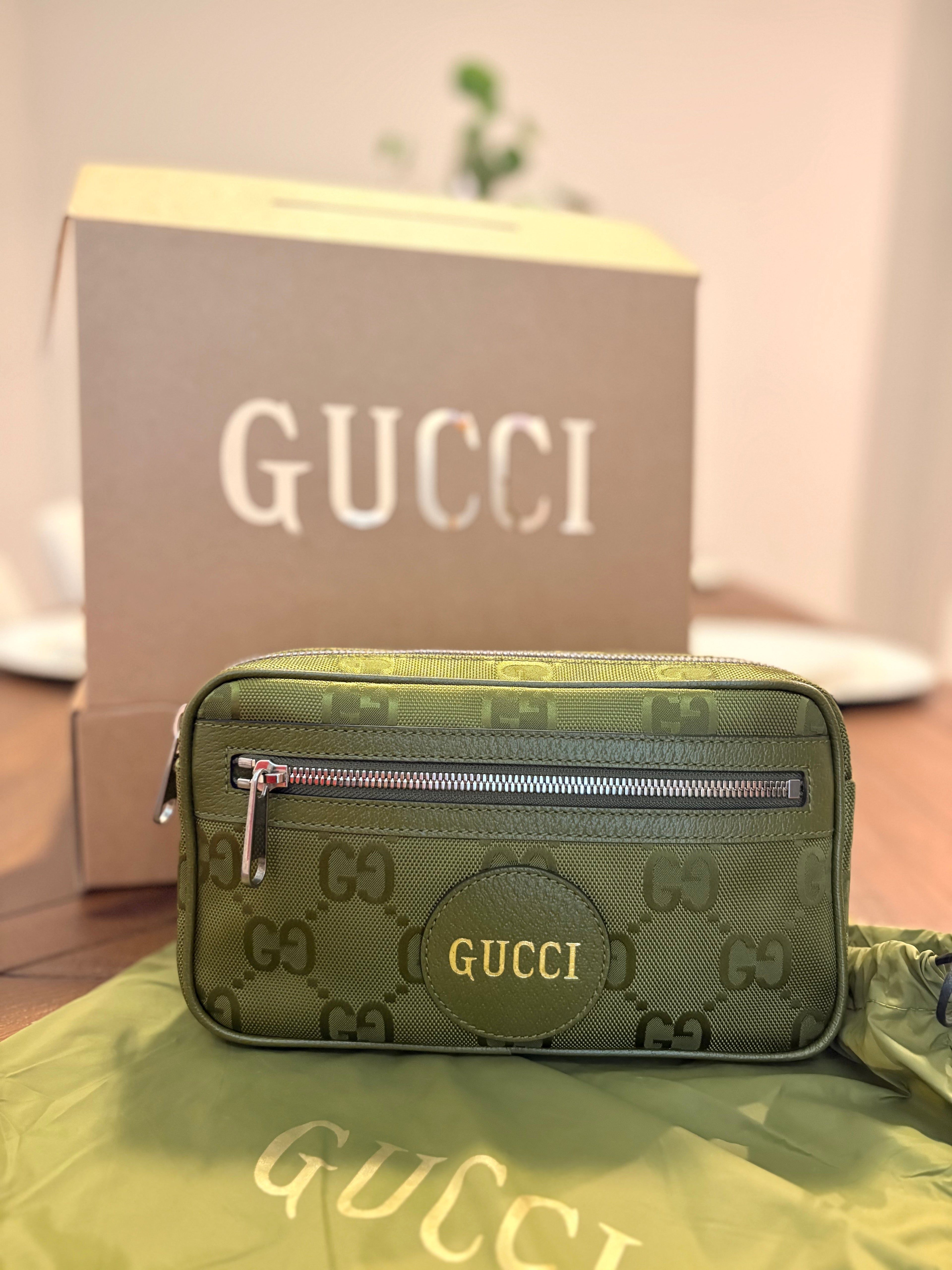 Gucci Off The Grid Belt Bag/Bumbag – Juniper Green