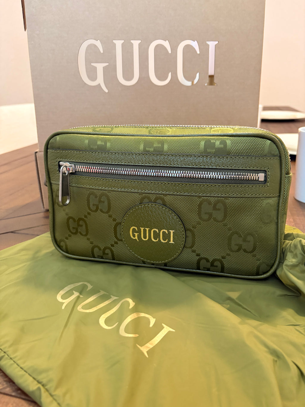 Gucci Off The Grid Belt Bag/Bumbag – Juniper Green