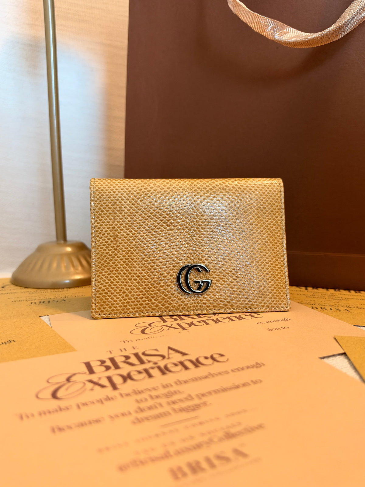 Vintage Gucci Exotic Card Case