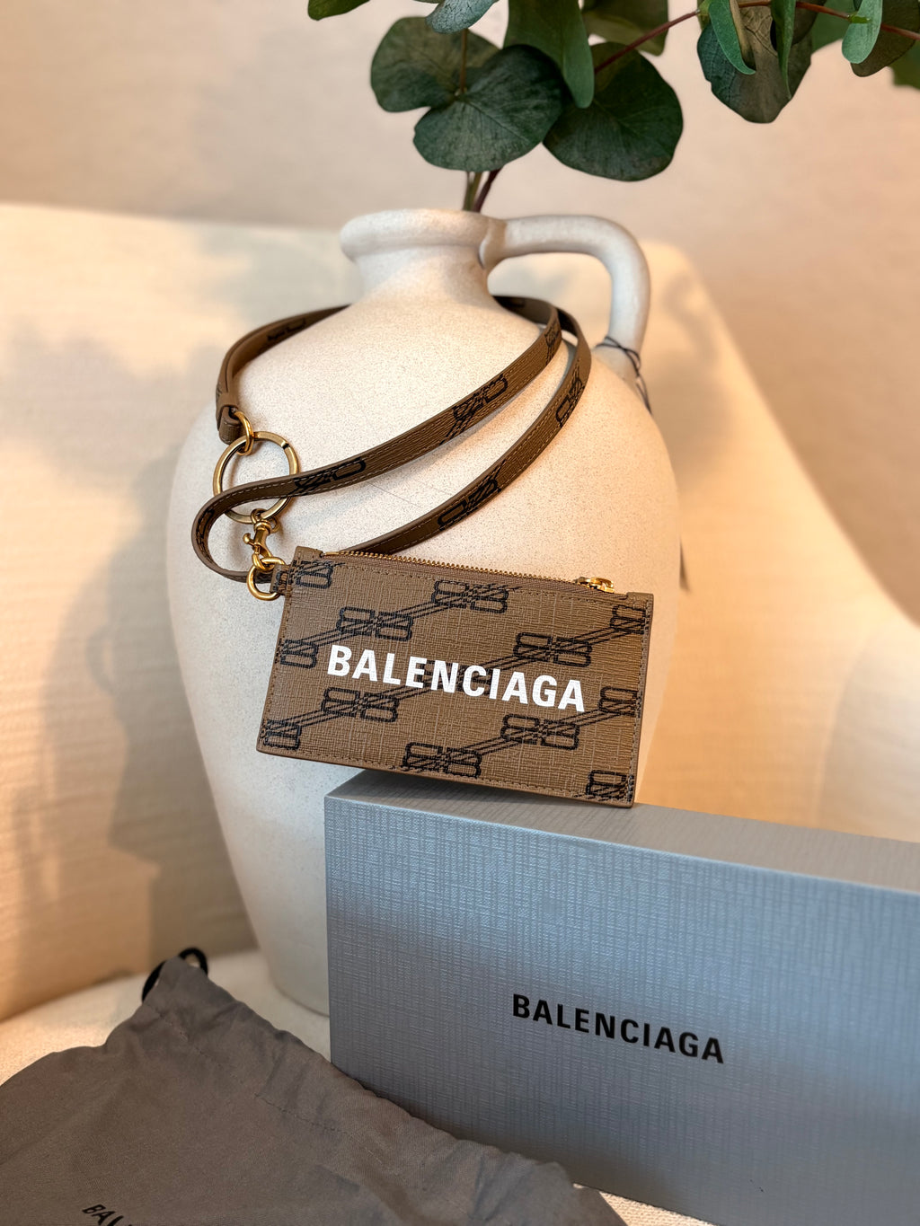 Balenciaga Lanyard Card Case