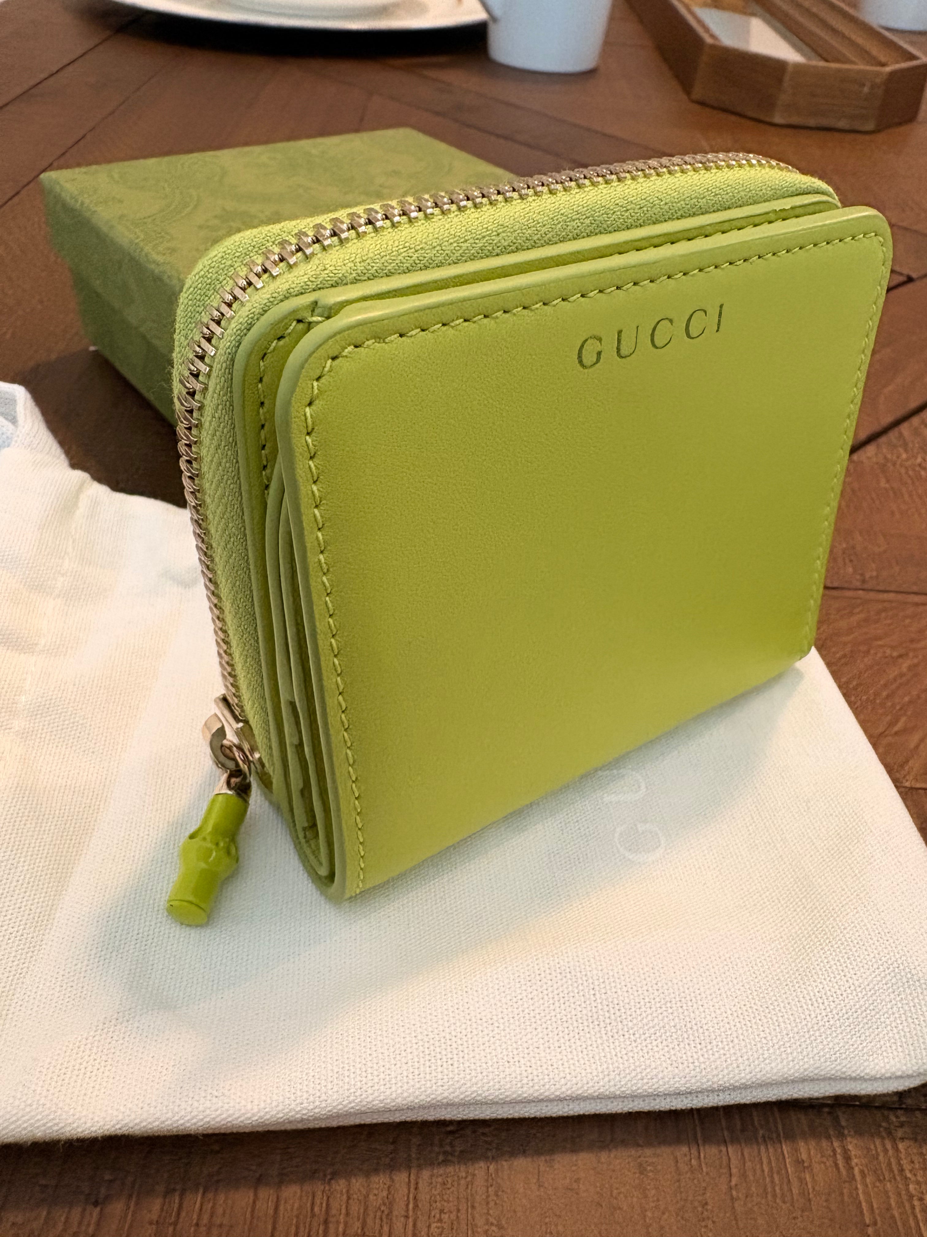Gucci Bamboo Series Small Bifold Wallet