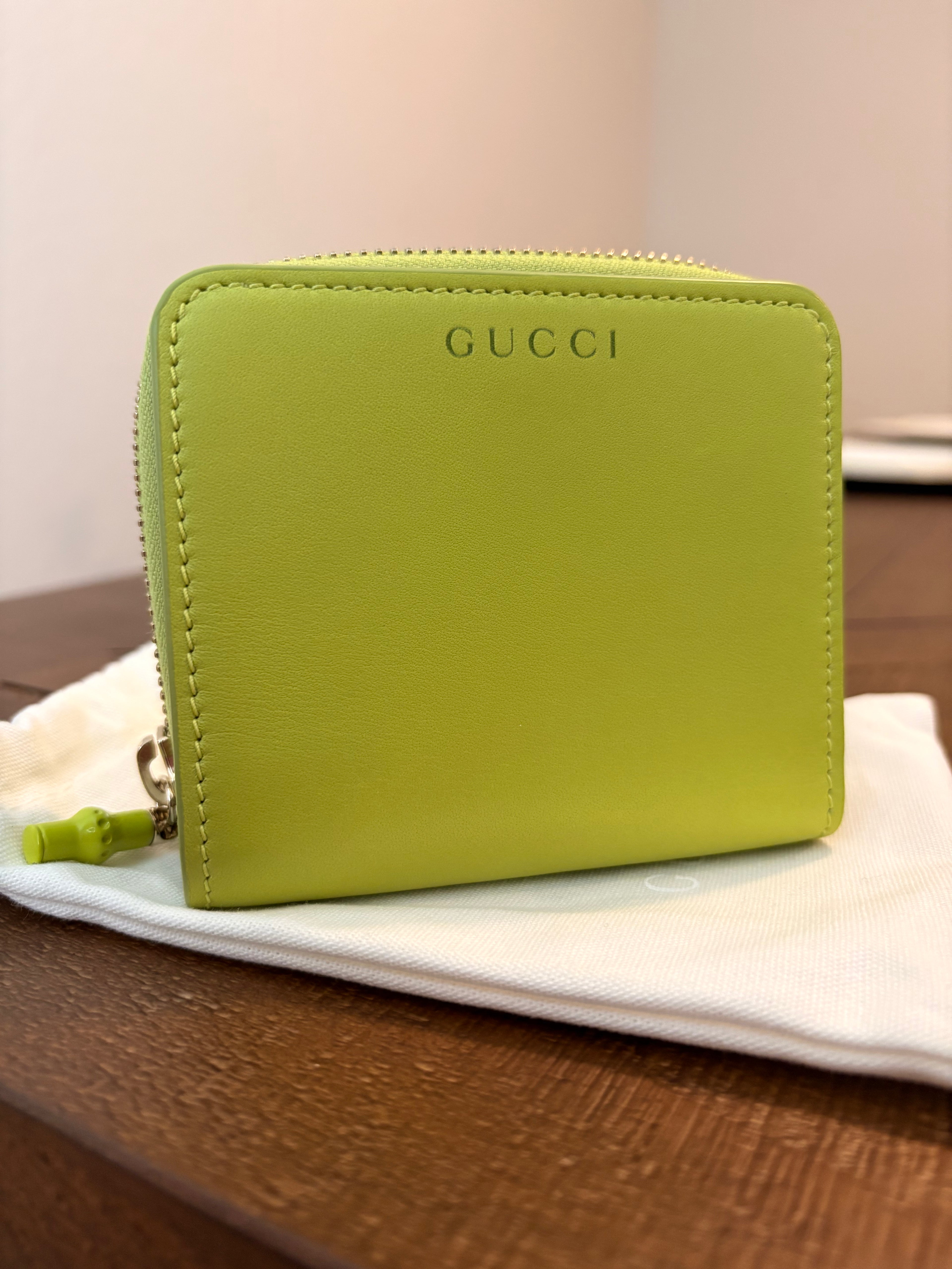 Gucci Bamboo Series Small Bifold Wallet