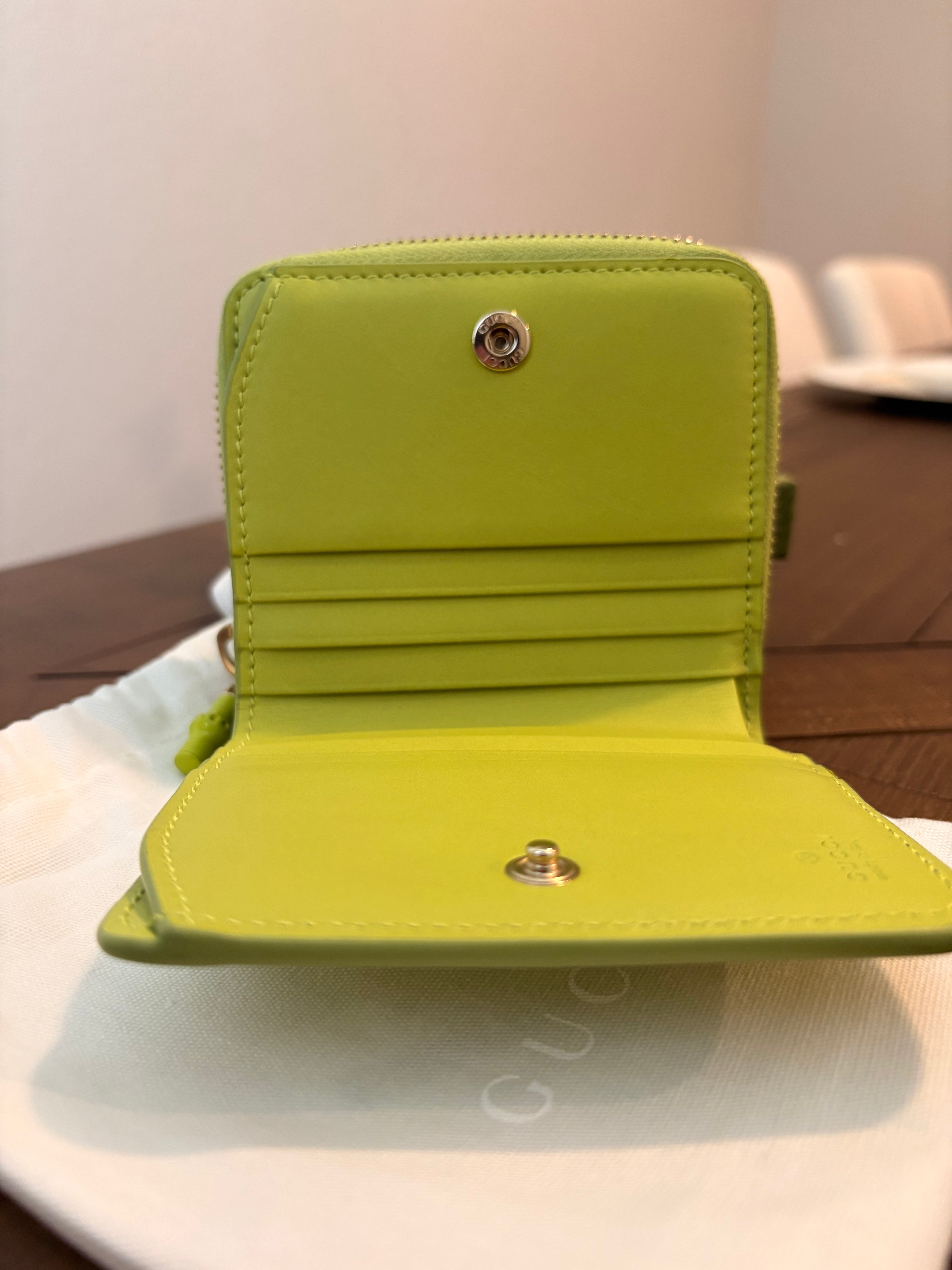 Gucci Bamboo Series Small Bifold Wallet