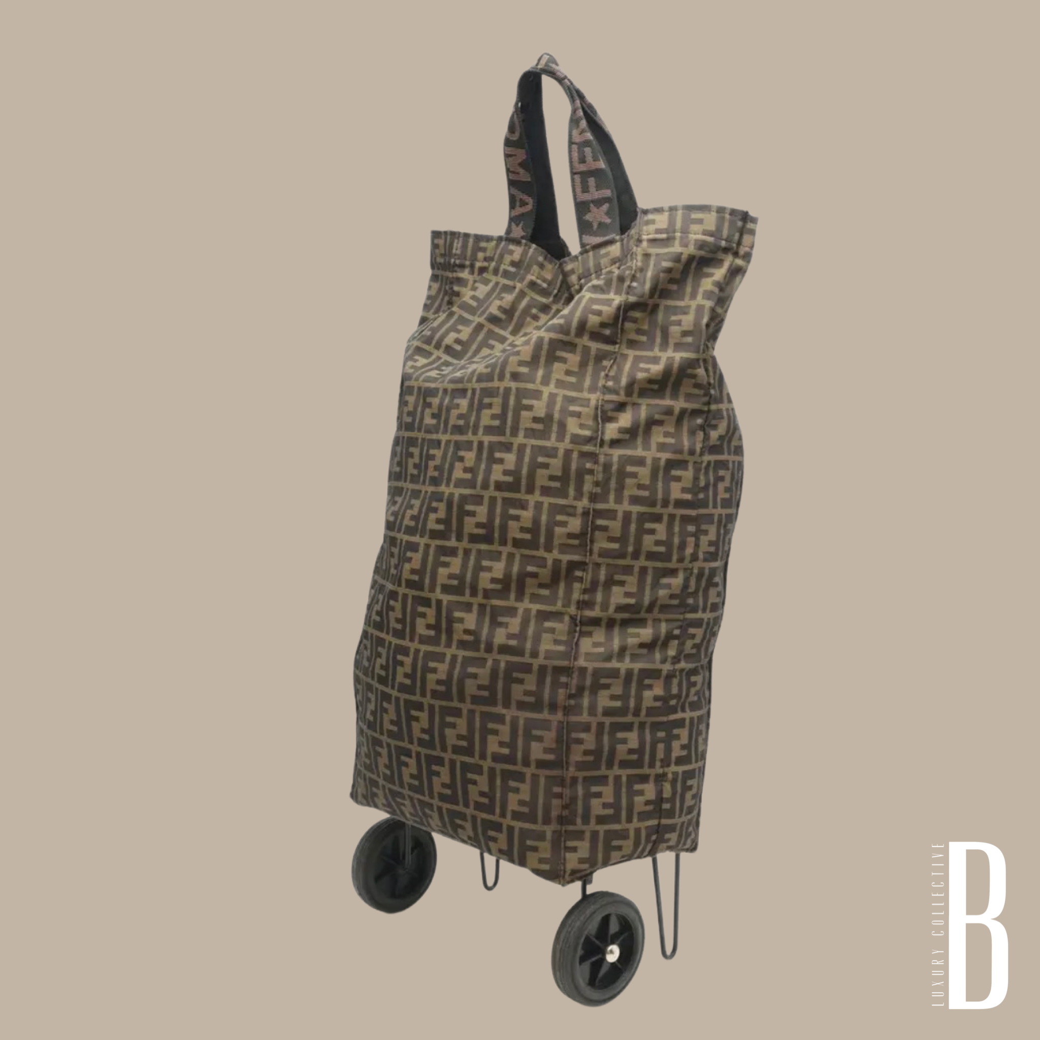 Fendi Zucca Travel Trolley