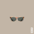 Check Round Sunglasses