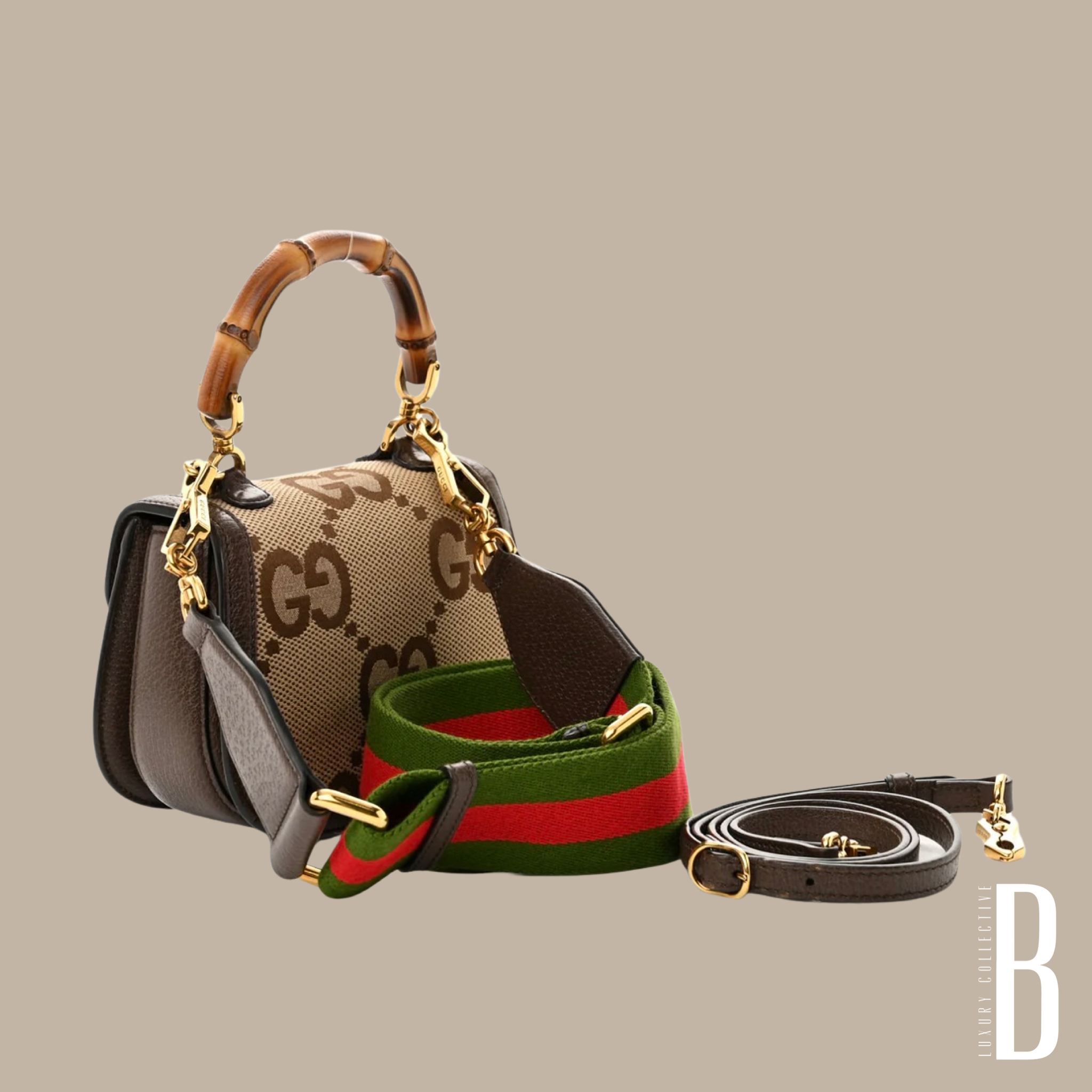 Gucci Bamboo 1947 Small Top Handle Bag