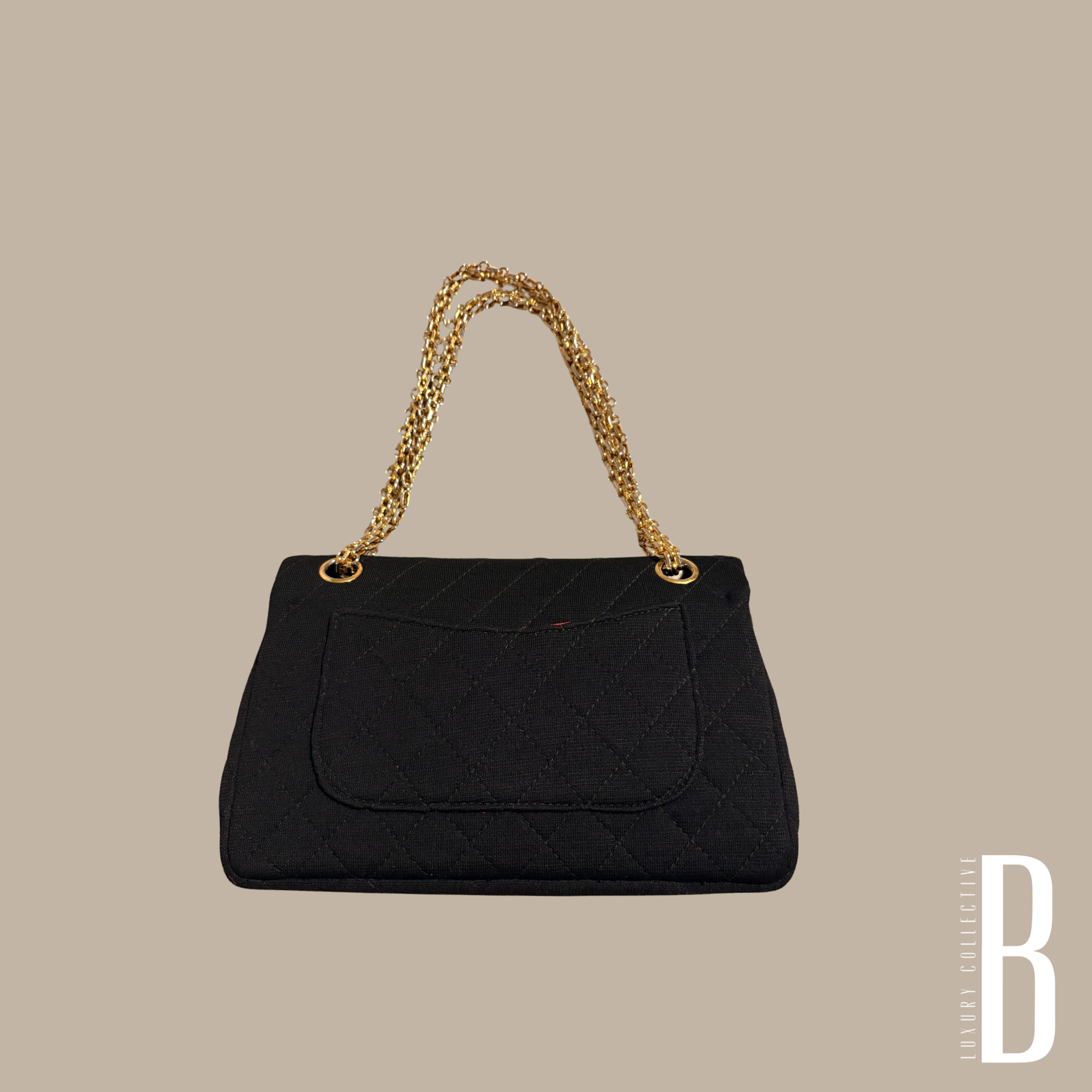 Vintage Chanel Jersey Double Flap Pre-1980s