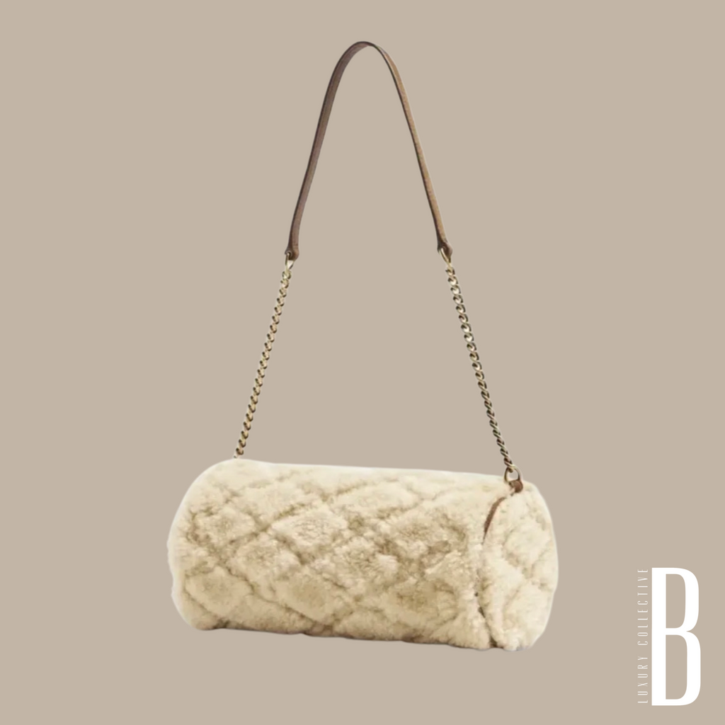 YSL Shearling Tube