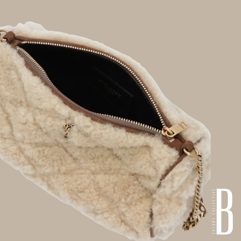 YSL Shearling Tube