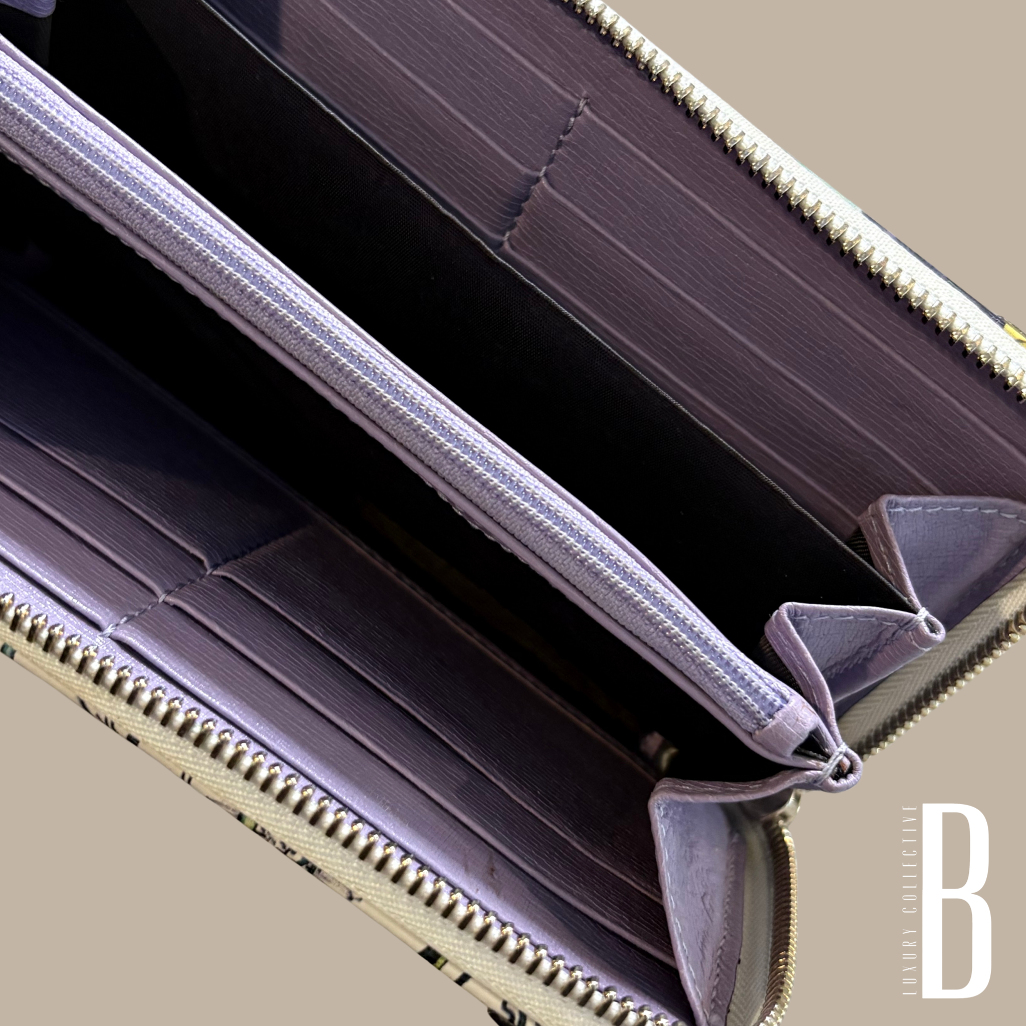 Gucci Flora Continental Zip Around Wallet