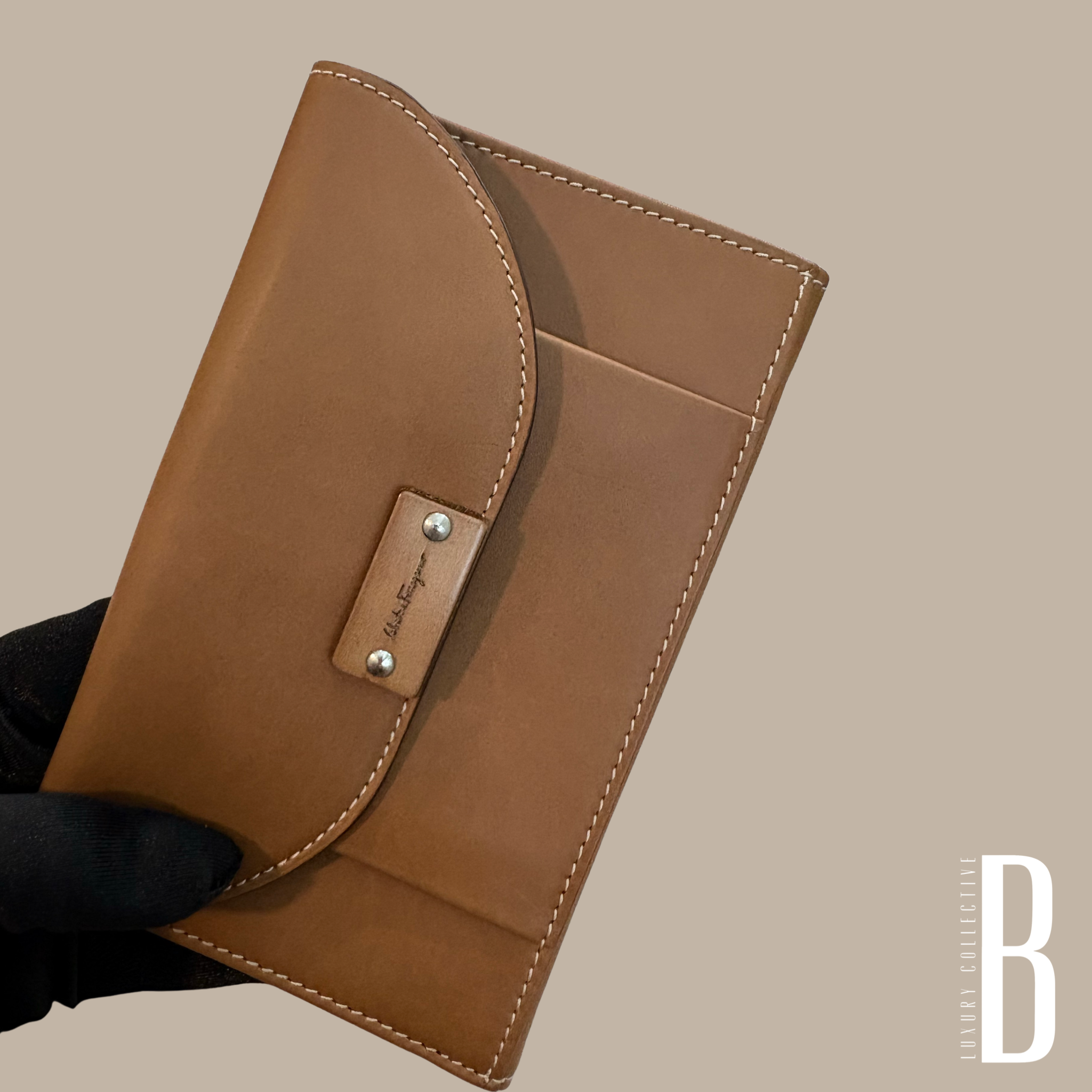 Salvatore Ferragamo Gancini Leather Wallet