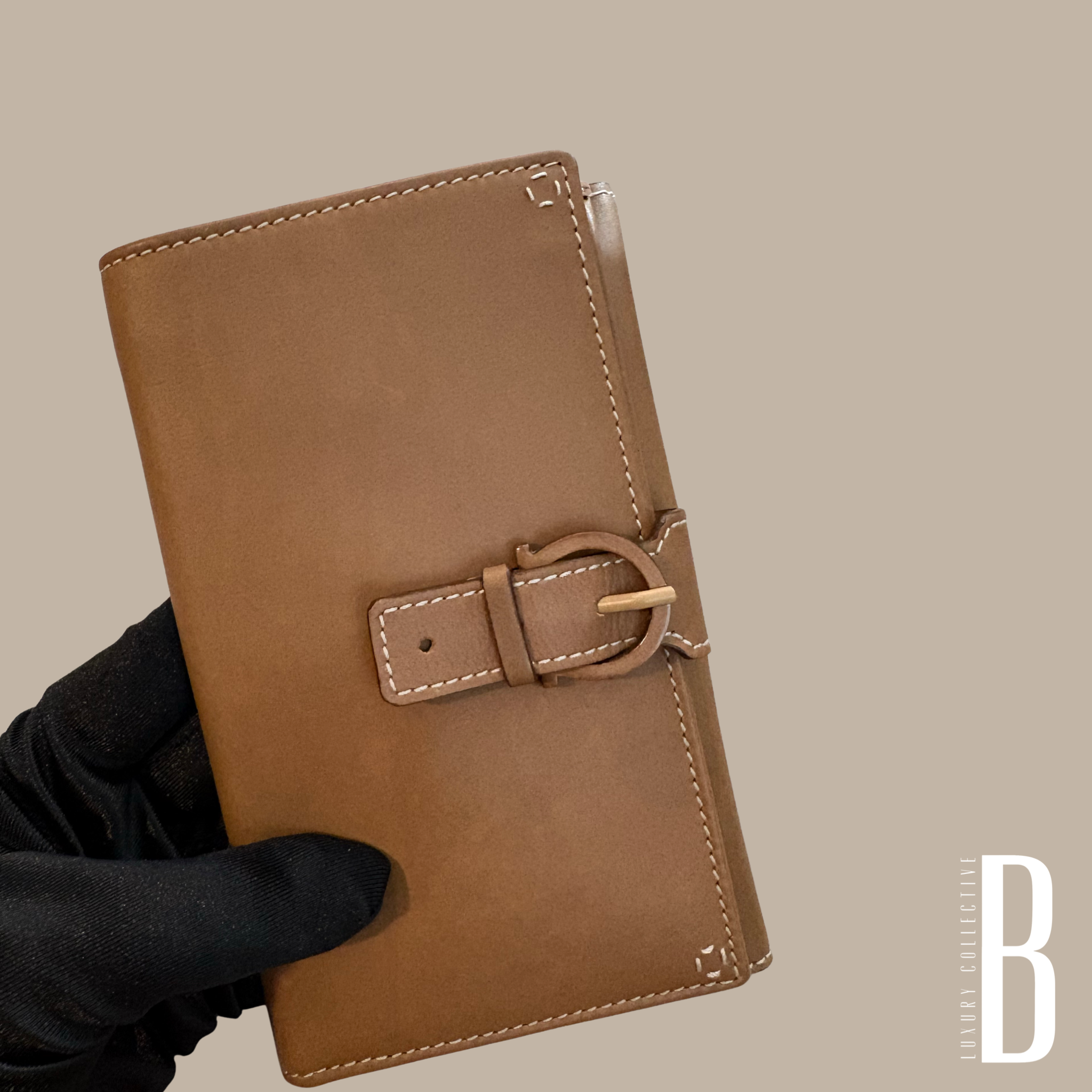 Salvatore Ferragamo Gancini Leather Wallet