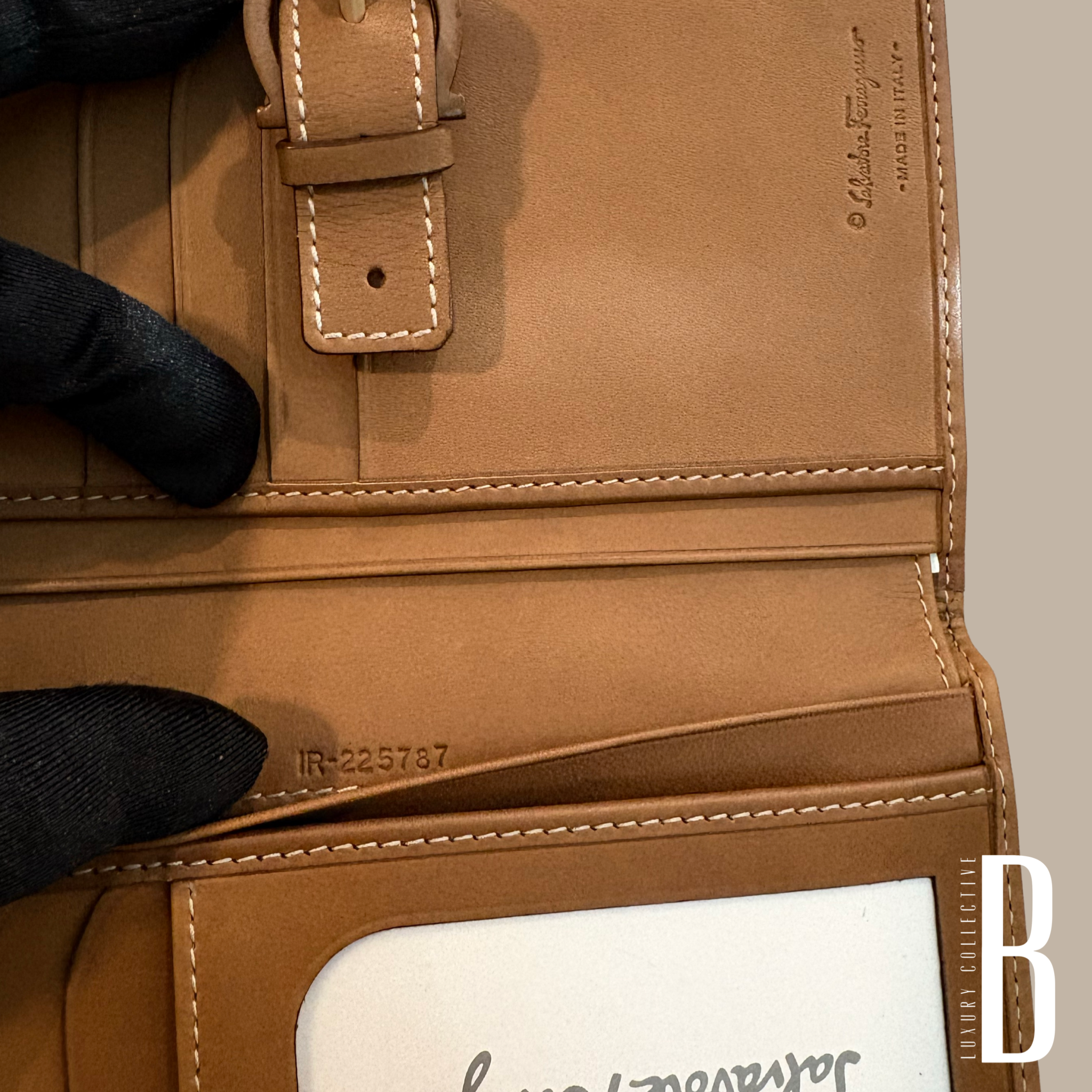 Salvatore Ferragamo Gancini Leather Wallet