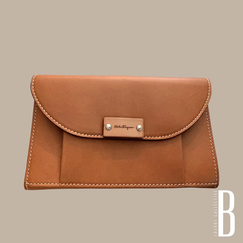 Salvatore Ferragamo Gancini Leather Wallet