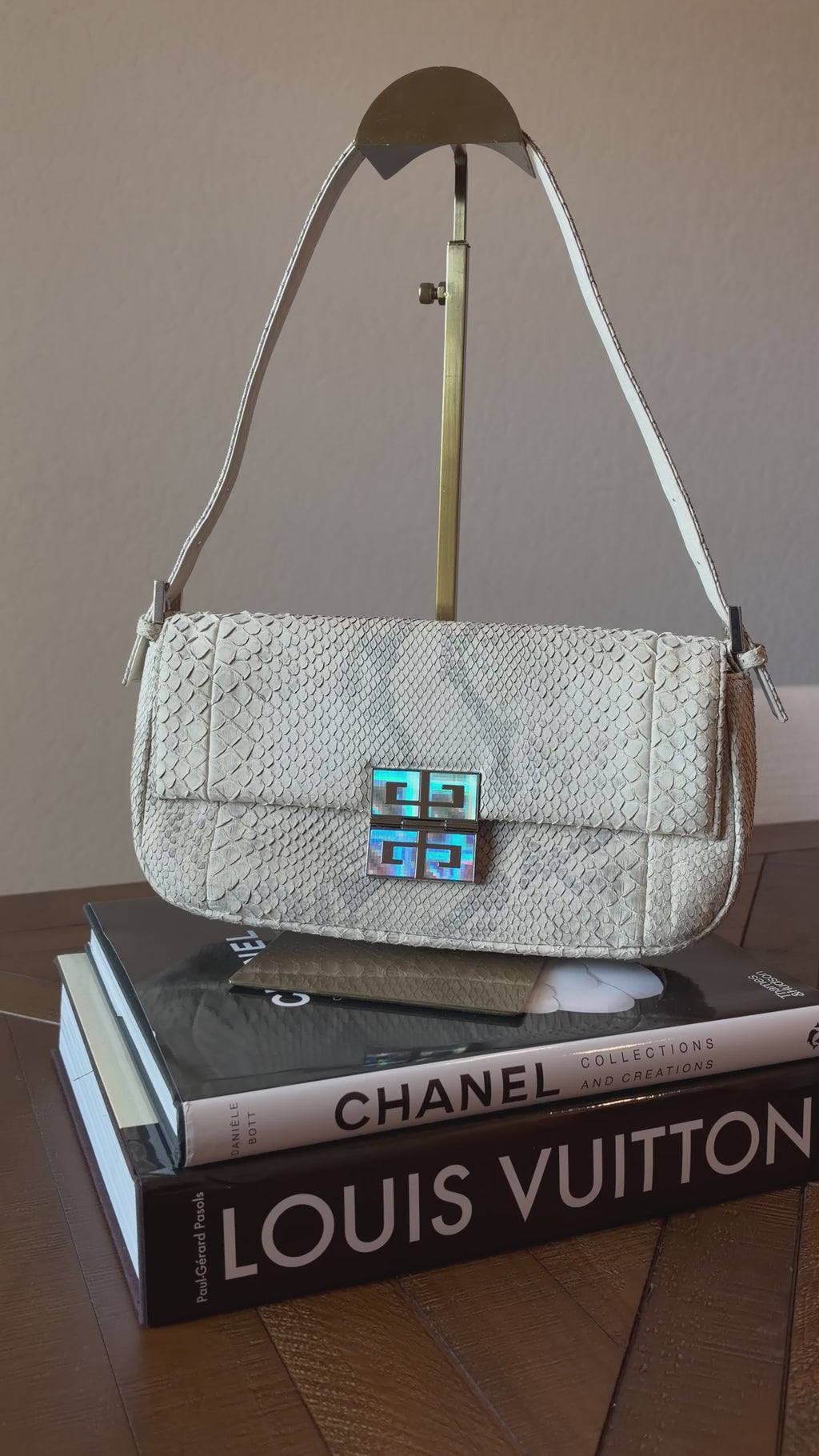 Vintage Givenchy Python Mama Shoulder